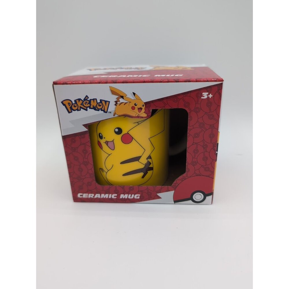 Pokemon Pikachu Yellow Ceramic Mug New
